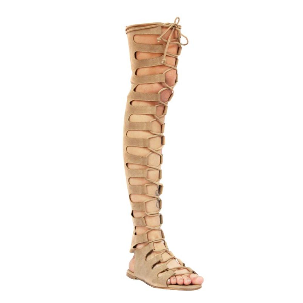 Static Fashion Jovena-1 Nude Womens sandals 7.5 NEW